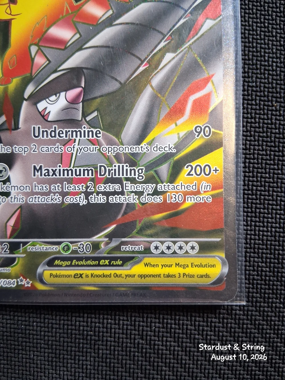Pokemon Drilbur Mega Excadrill ex 103 And 065 Card Lot Set Pack To Sleeve/LP